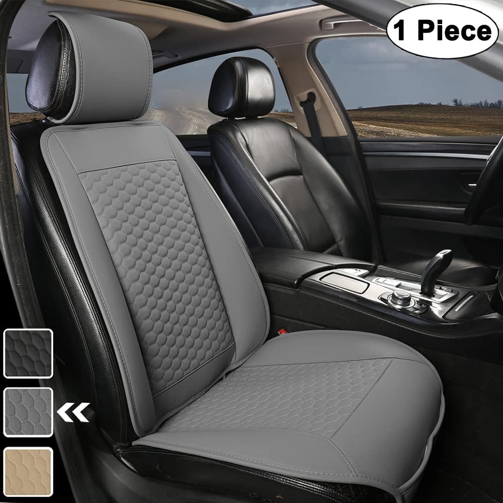 Black Car Seat Cover with Lumbar Support and Headrest Cover U717