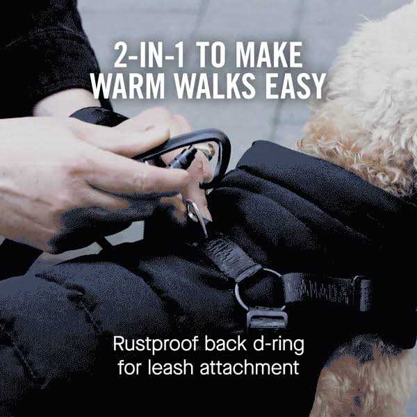 Black Puffer Harness A12736