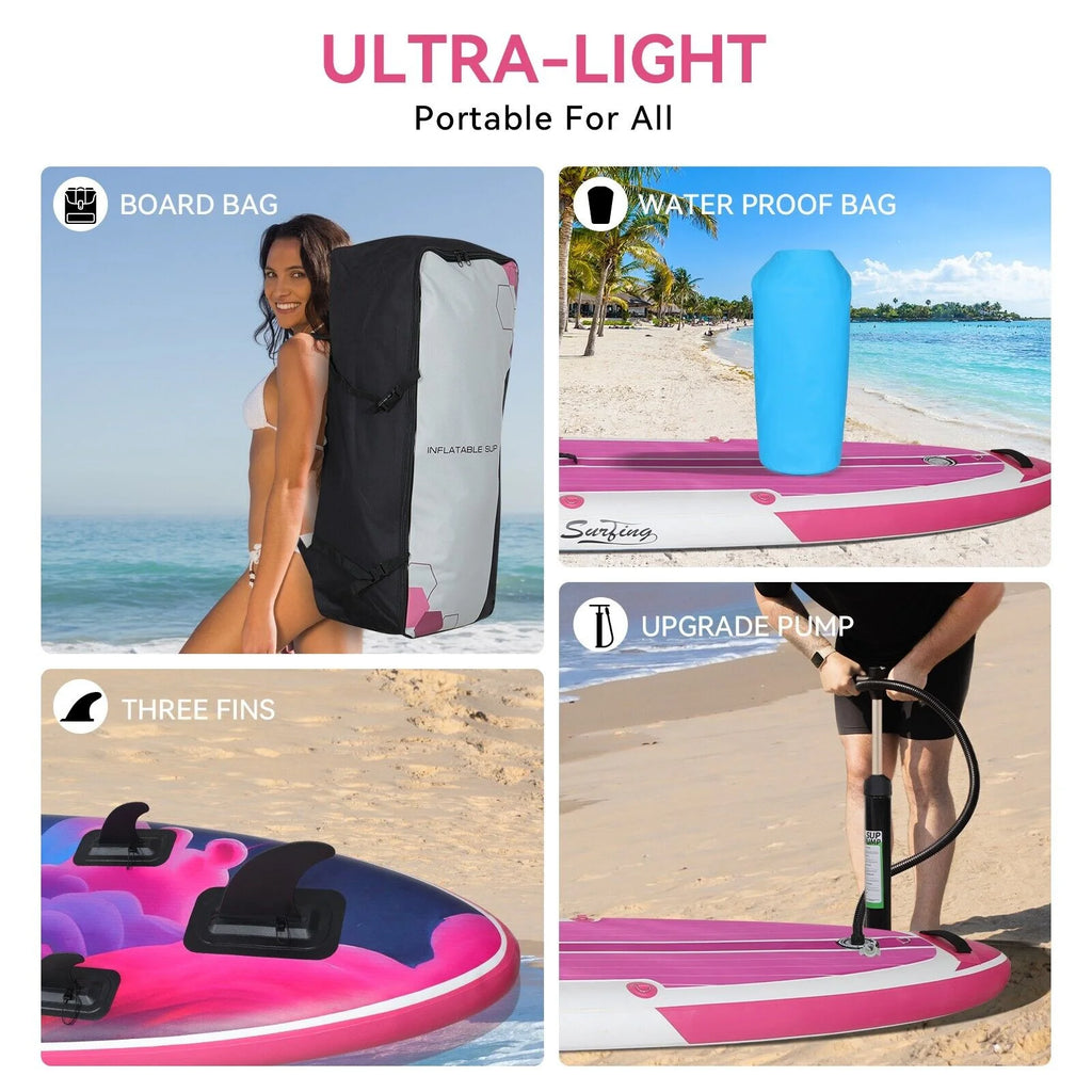 11 Ft Blue Inflatable Paddle Board S253