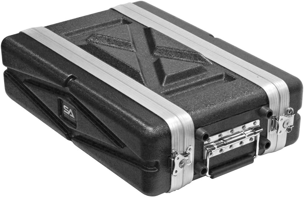 Lightweight 2 Space Compact ABS Rack Case K3524