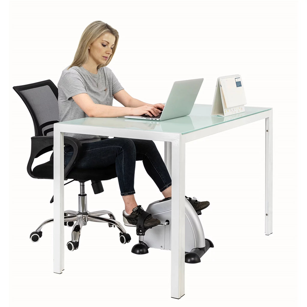 Under Desk Exercise Bike with LCD Monitor V22316