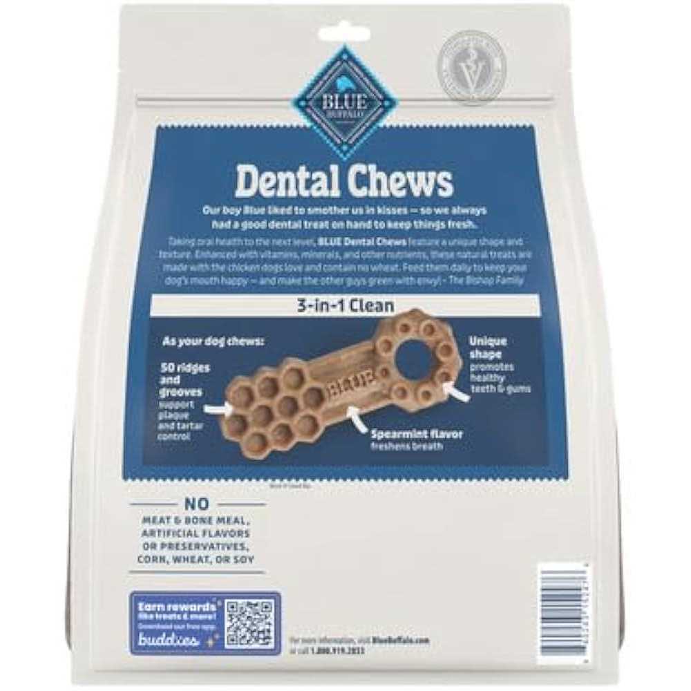 Chicken & Spearmint Dog Dental Chews O93694