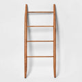 Decorative Acacia Wood Blanket Ladder Brown F85393