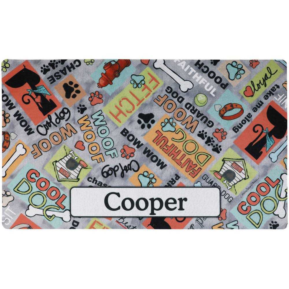 Personalized Pet Bowl Placemat P758