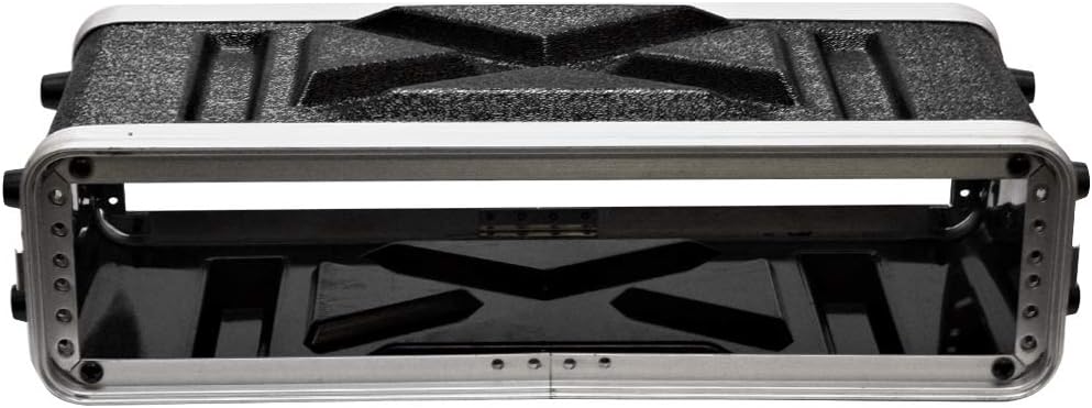 Lightweight 2 Space Compact ABS Rack Case K3524
