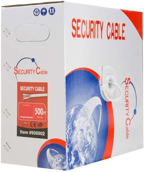 18/2 Stranded Unshielded Security Wire 500ft V14496