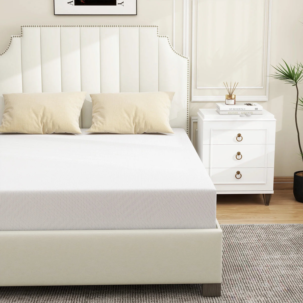 Twin Size Memory Foam Mattress with Cover C5030