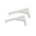 White 12" Wall/Ceiling L Brackets S491169