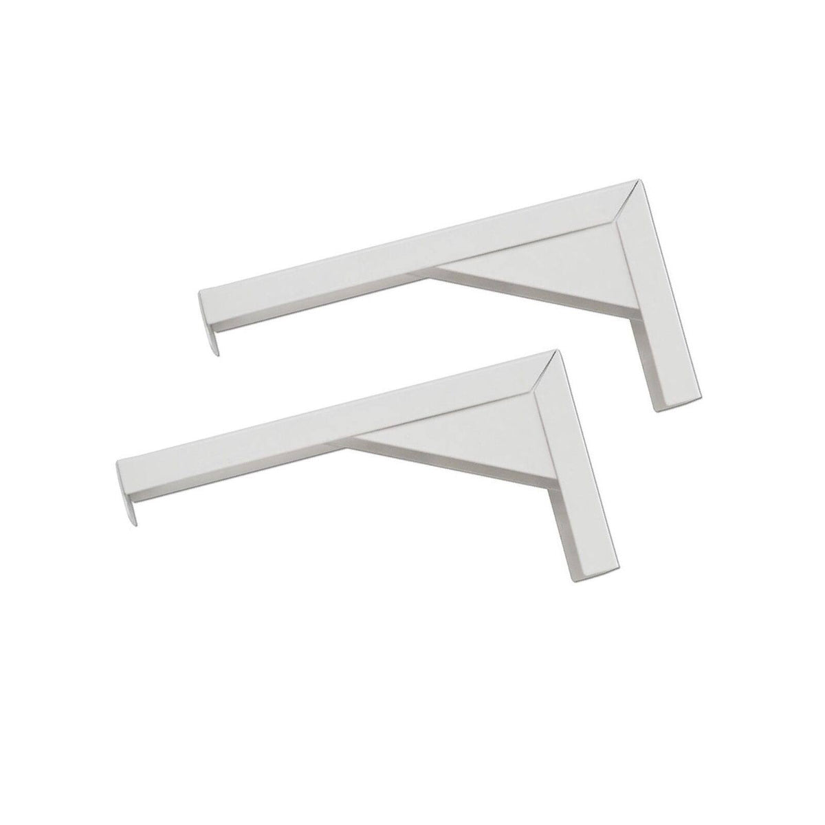 White 12" Wall/Ceiling L Brackets S491169