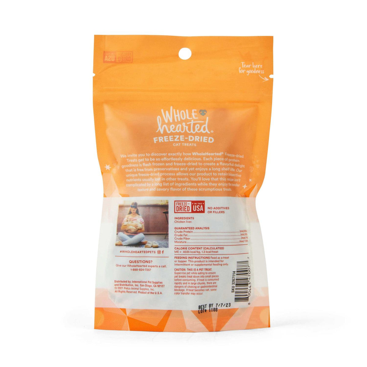 Chicken Liver Freeze-Dried Cat Treats G45656