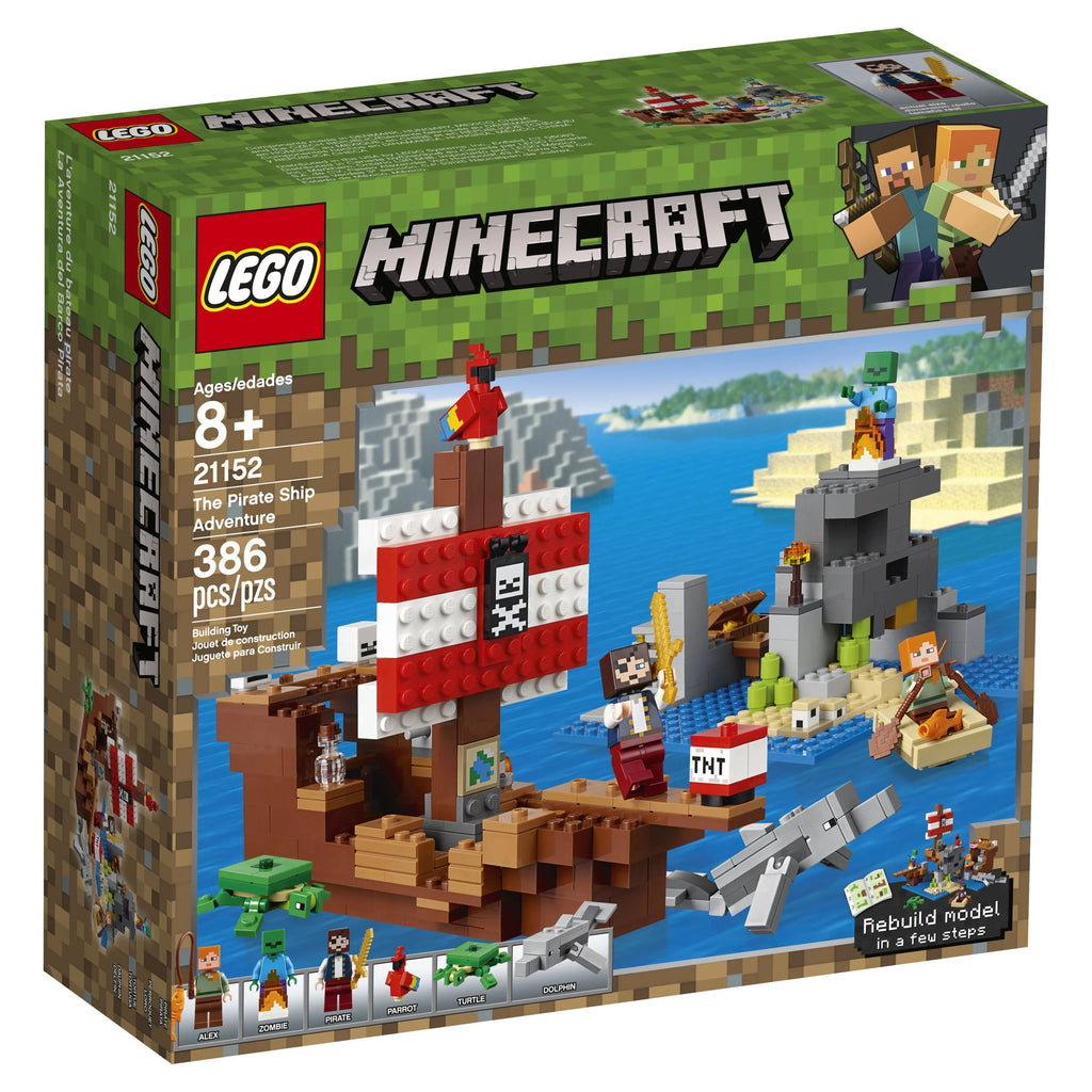 Pirate Ship Boat Building Toy Kit 386 Pieces M706597