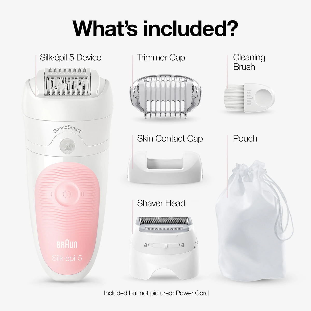 White Pink Epilator G3501