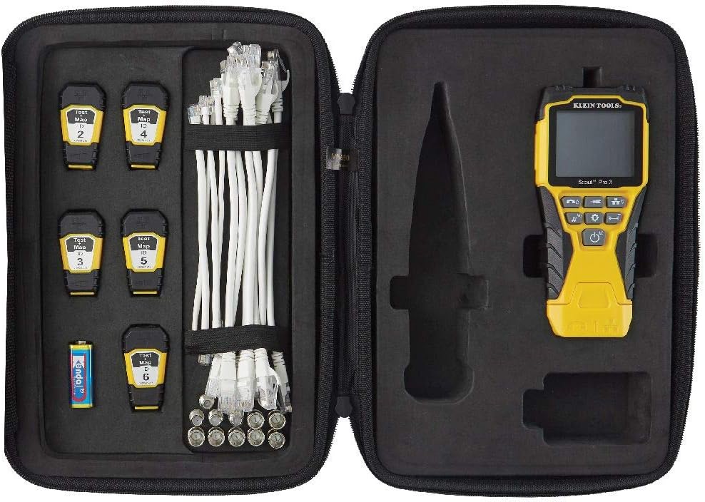 Cable Tester with Remote, Voice Data Video Cables Q1762