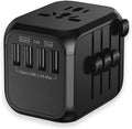 Universal International Power Adapter with 3.4A 4XUSB Wall Charger, Pack of 2 G722