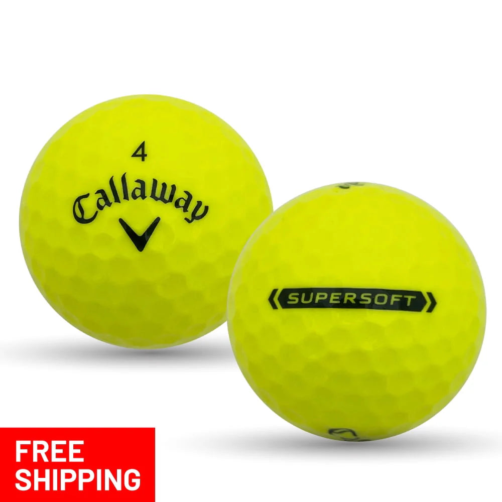 Yellow Used Recycled Golf Balls D63506