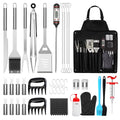 41Pcs Stainless Steel BBQ Grill Tool Set with Storage Bag I5849
