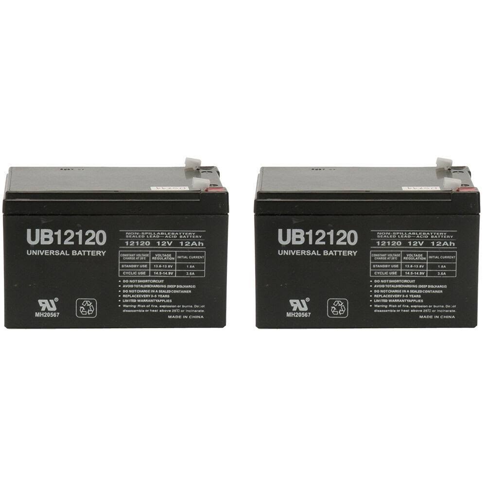 2 Pack 12V 12Ah Scooter Battery E110275