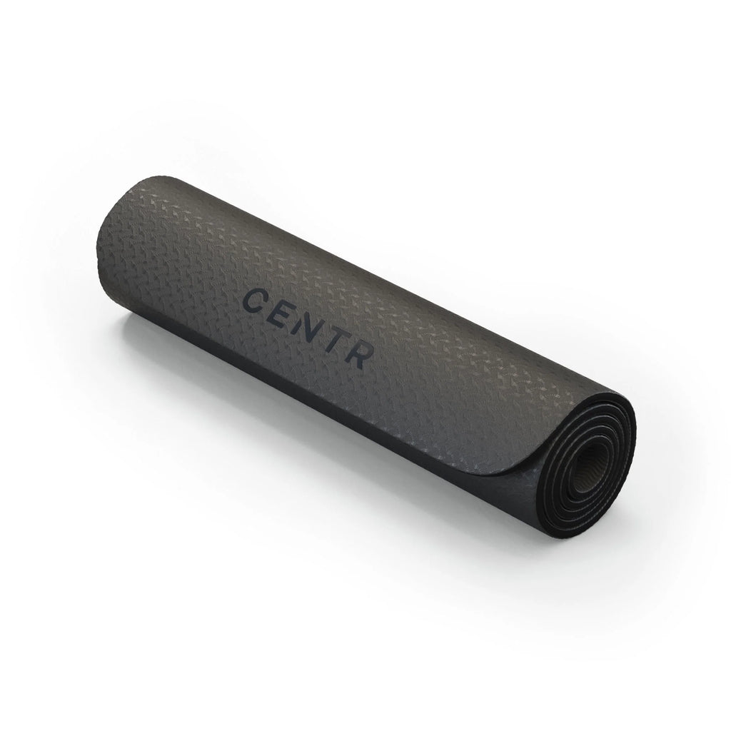 Black Non-Slip Exercise Yoga Mat F464