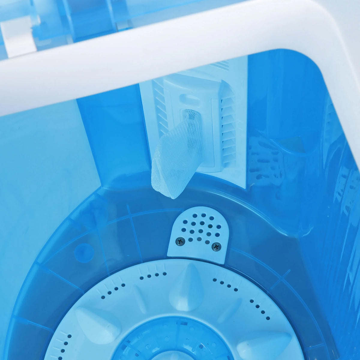 Portable Compact 10lbs Washer Blue White J5135