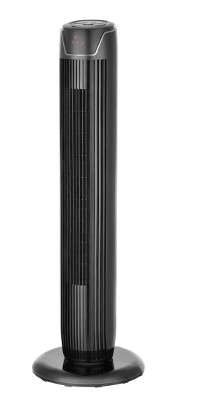 Black 3-Speed Oscillating Tower Fan T285144