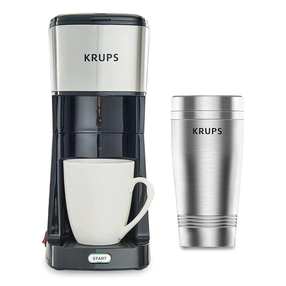 12oz Single Serve Coffee Maker with Travel Tumbler Q71725