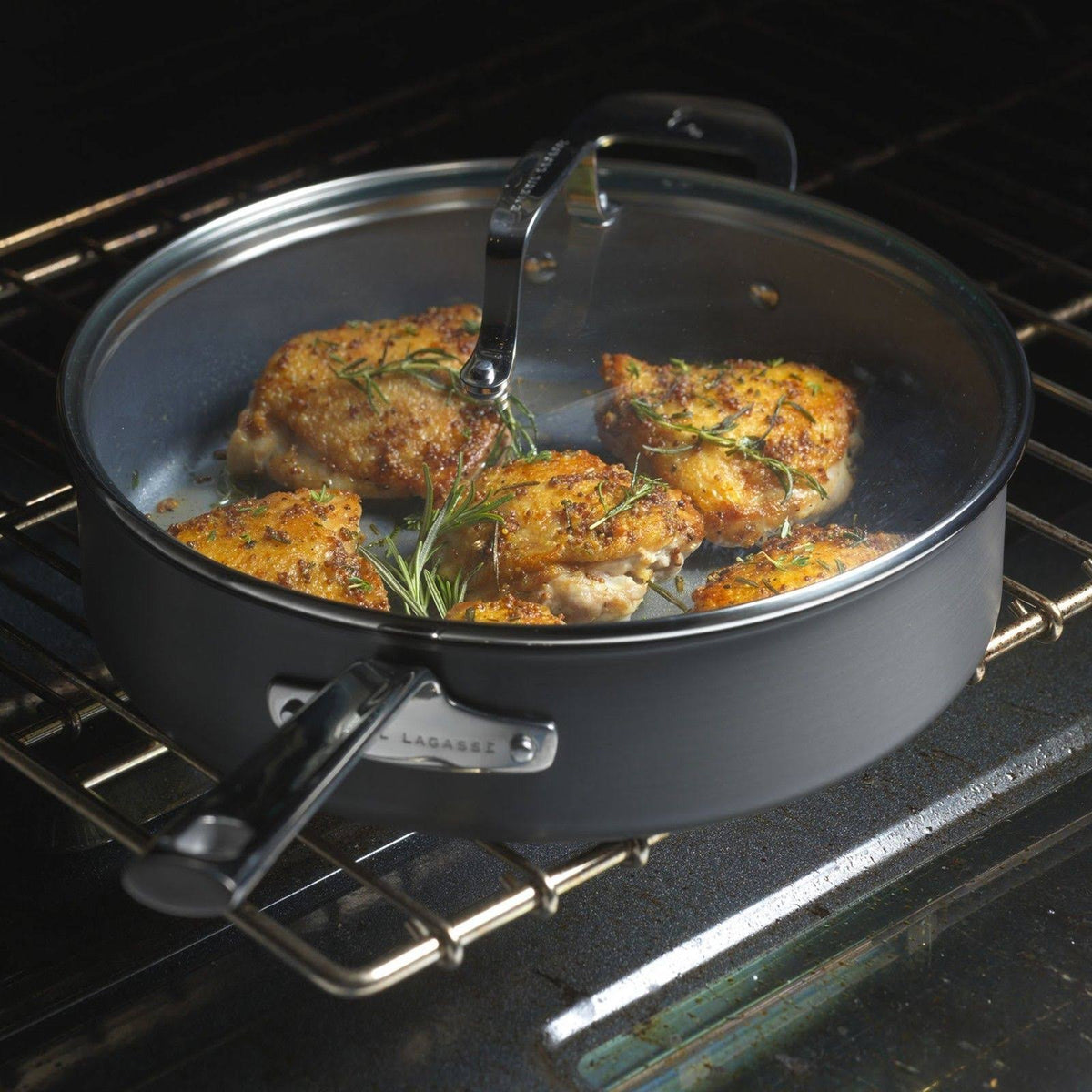 Hard Anodized 5-Quart Covered Saute Pan W884409
