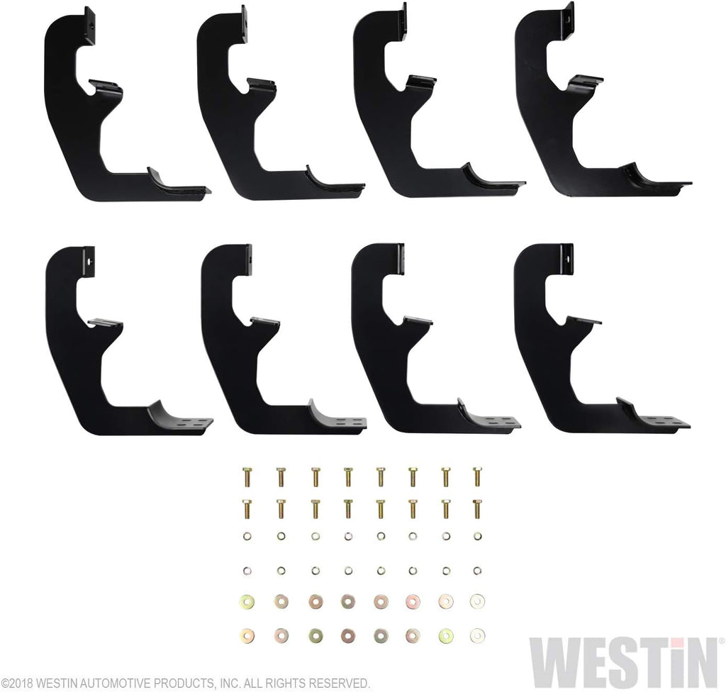 Oval Nerf Step Bar Mount Kit 3 inch Black O354199