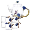 Glass Teapot with 6 Cups 280 ml N79152