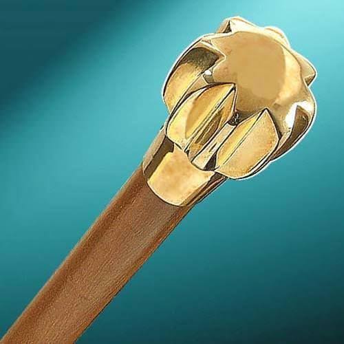 Wood Brass Cane Z157