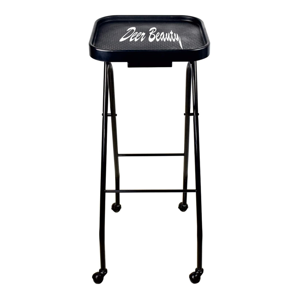 Salon Tray Metal Rolling Folding Cart B492
