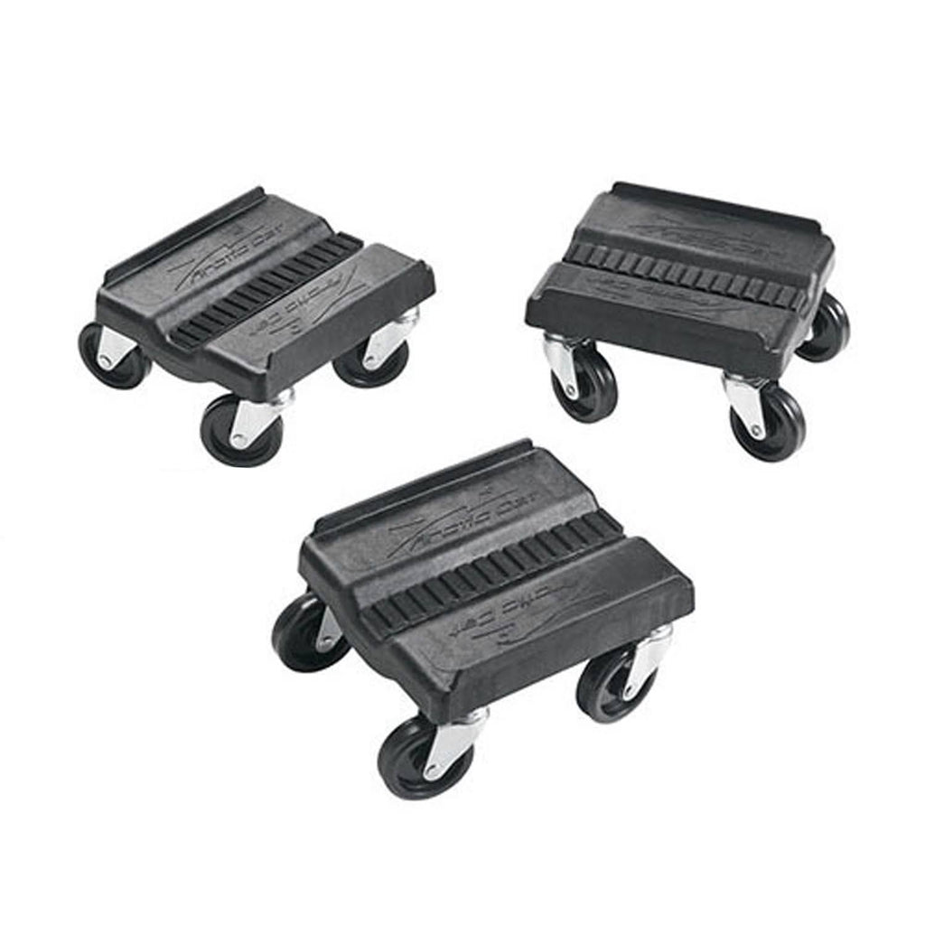 Black Snowmobile Caddy Dolly Wheels H5226