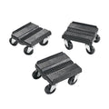 Black Snowmobile Caddy Dolly Wheels H5226