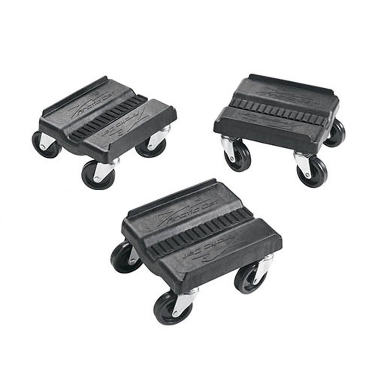 Black Snowmobile Caddy Dolly Wheels H5226