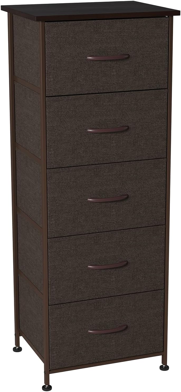 5 Drawer Fabric Dresser Storage Tower G836