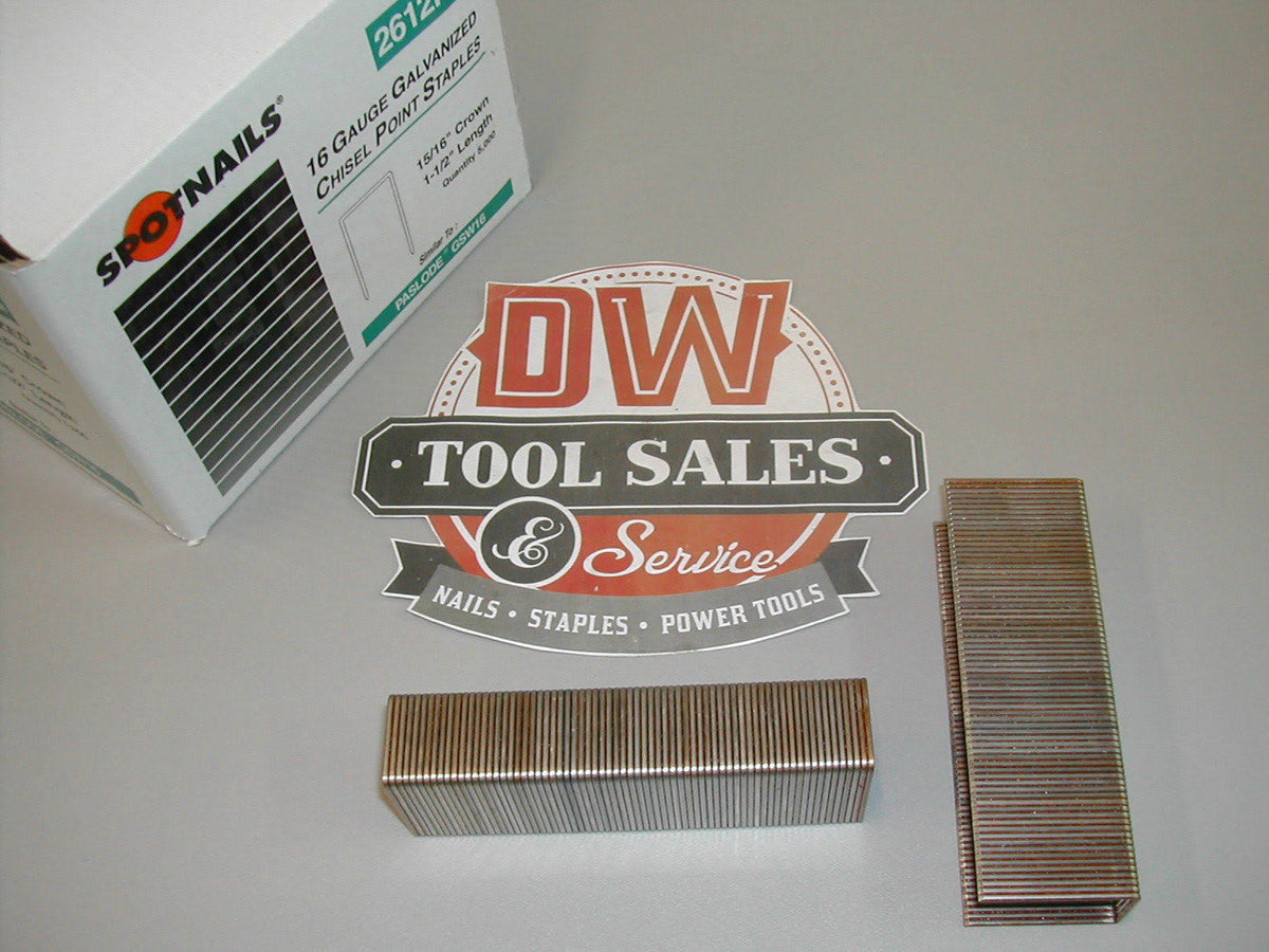 16 Gauge Wide Crown Staples S5210