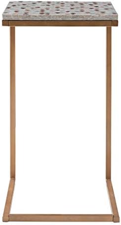 Gold Metal Accent C Table S6341