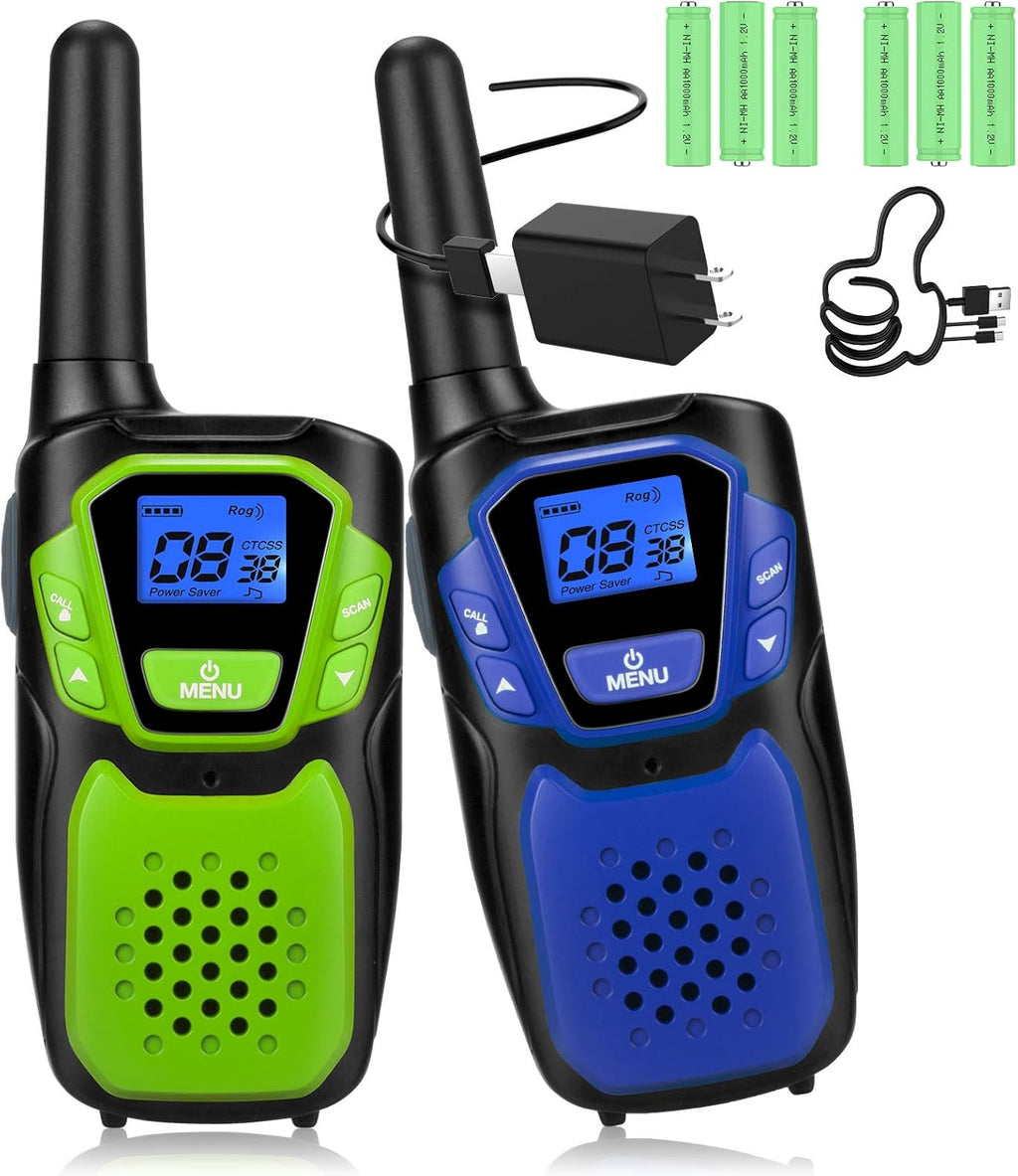 Rechargeable 4 Pack Long Range Two Way Radio A576642