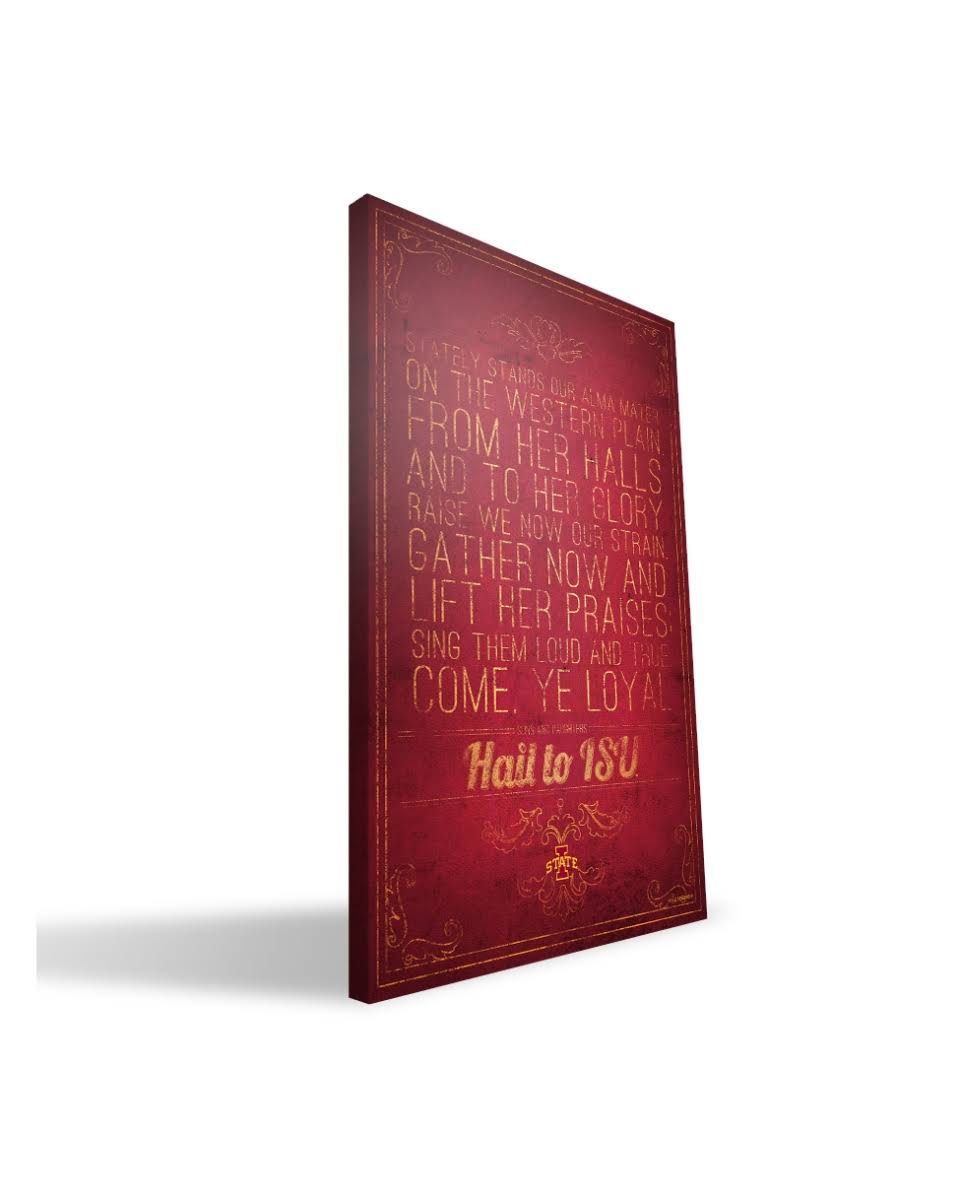 Iowa State Song 24x36 Canvas E9990