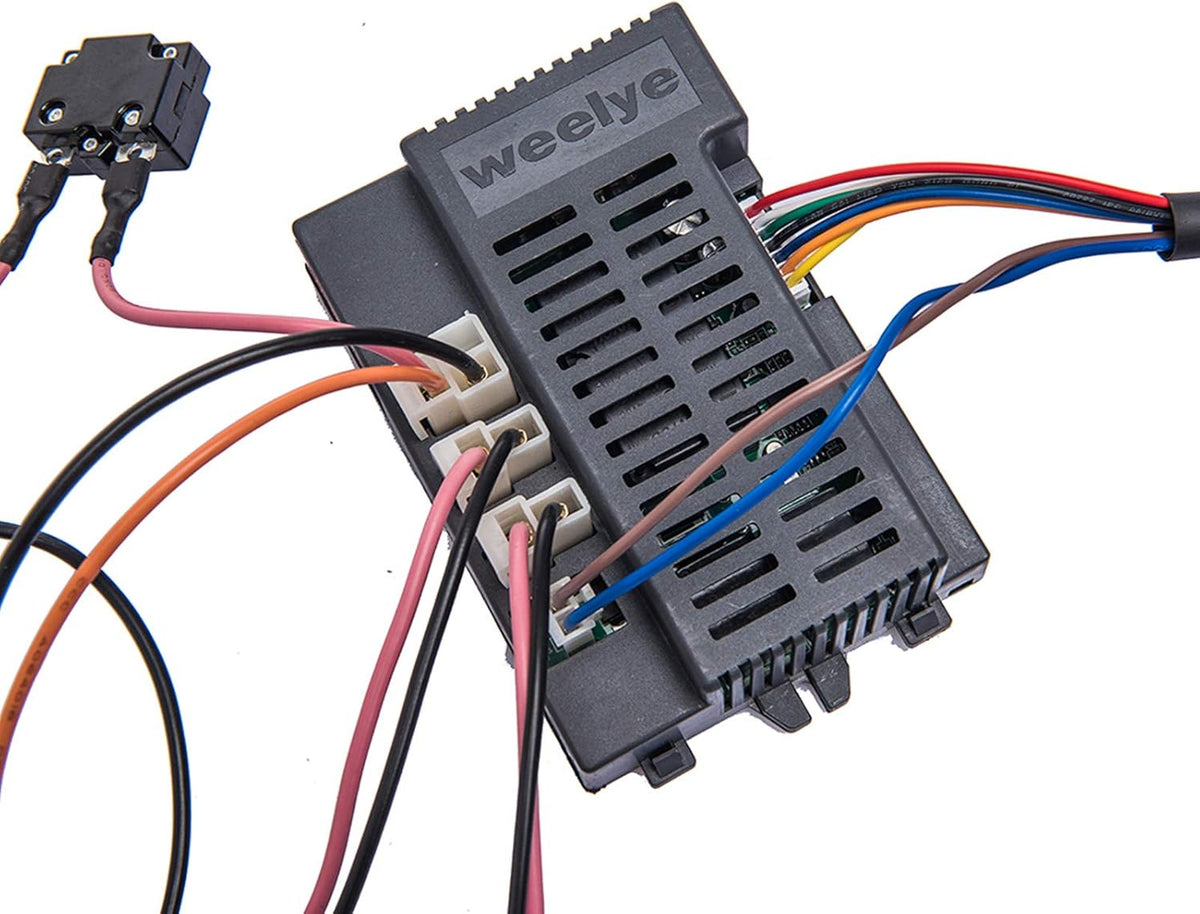 24 Volt Electric Car Wires and Switch Kit with 2.4G Remote Control and Receiver Pack of 2 K98127
