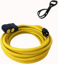 40Ft L14-30P to Four 5-20R 30 Amp Generator Power Cord T33624