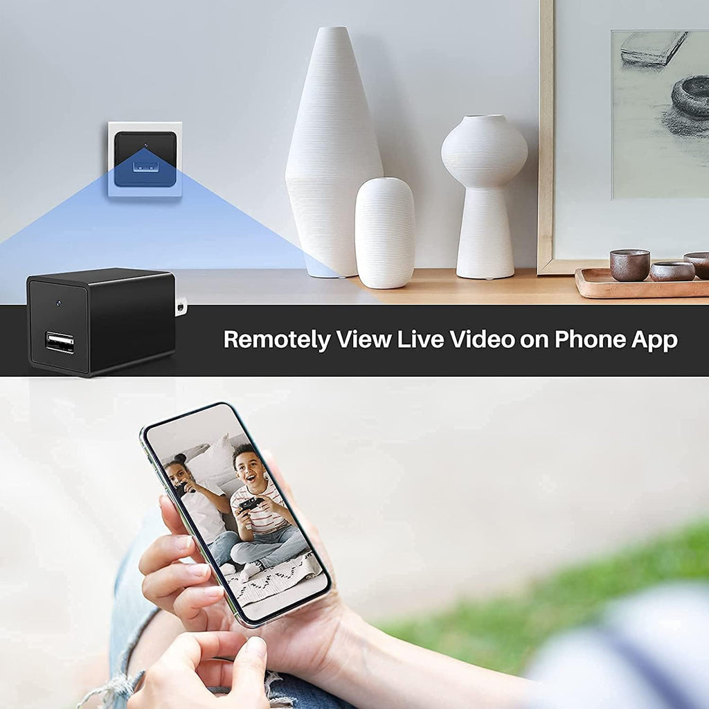 1080P WiFi Indoor Security Camera with Audio and Video Motion Detection N4002