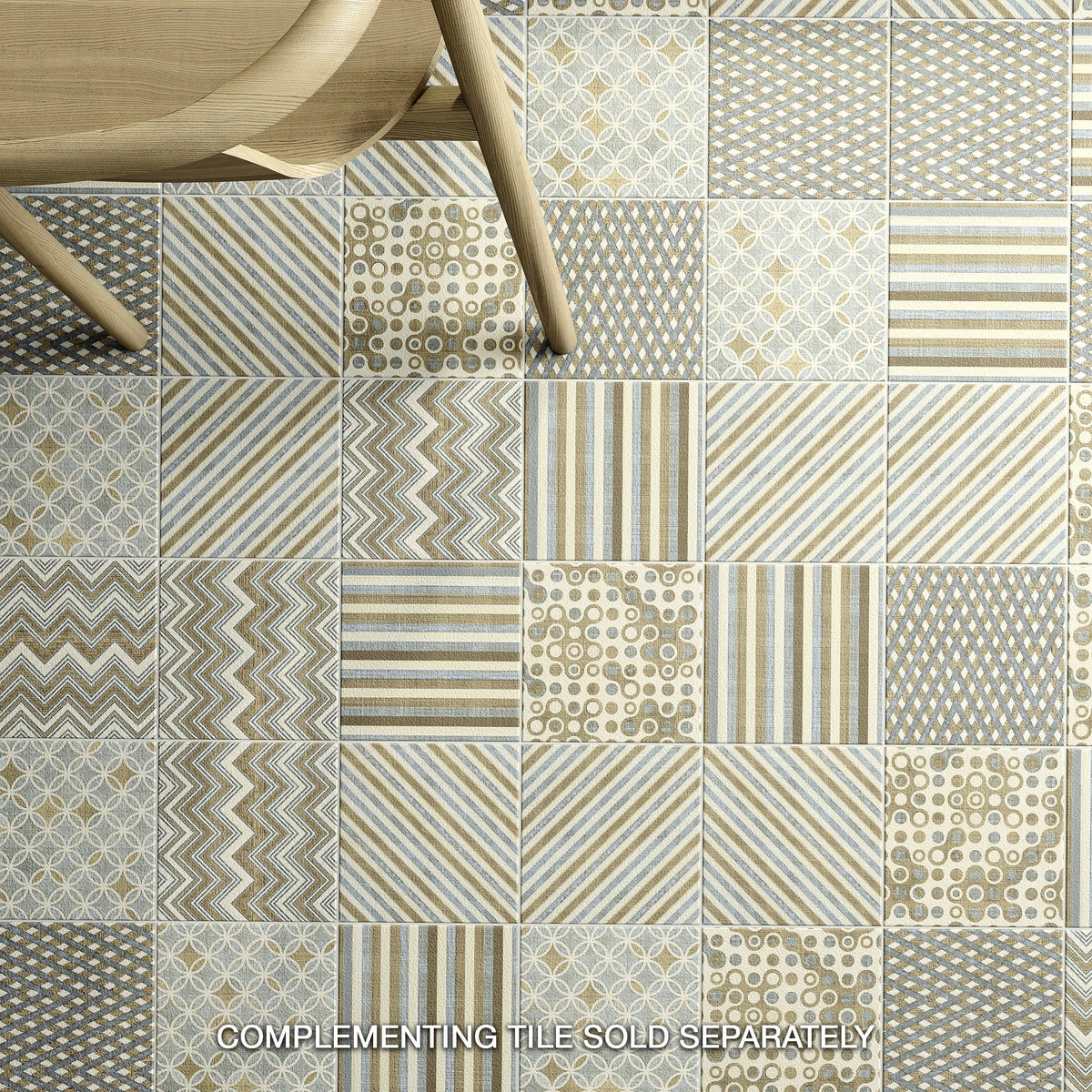 7.75 x 7.75-Inch Ceramic Floor and Wall Tile, Case of 25 P9349