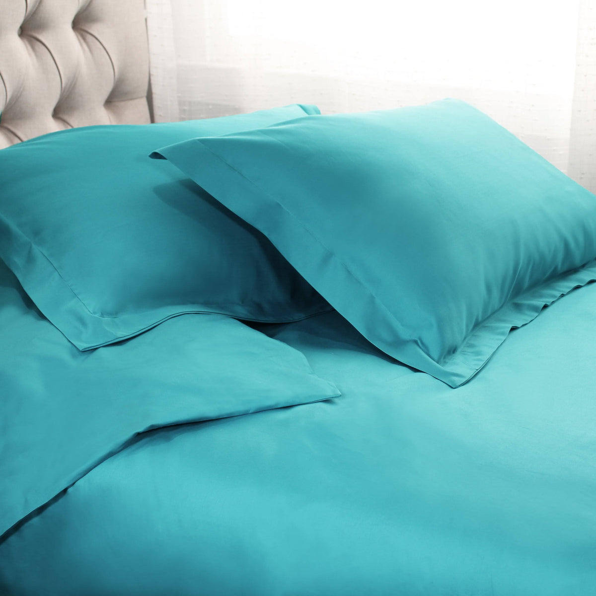 King/California King Ivory Egyptian Cotton 650 Thread Count Duvet Cover Set F601836