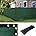Black 6' x 50' Fence Privacy Screen with Grommets D16479