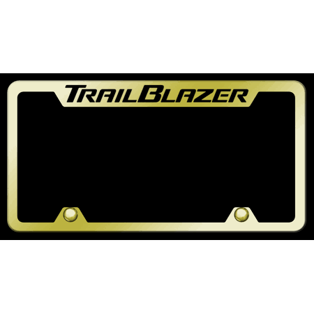 Gold Laser Etched Truck Frame S409