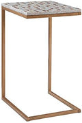 Gold Metal Accent C Table S6341
