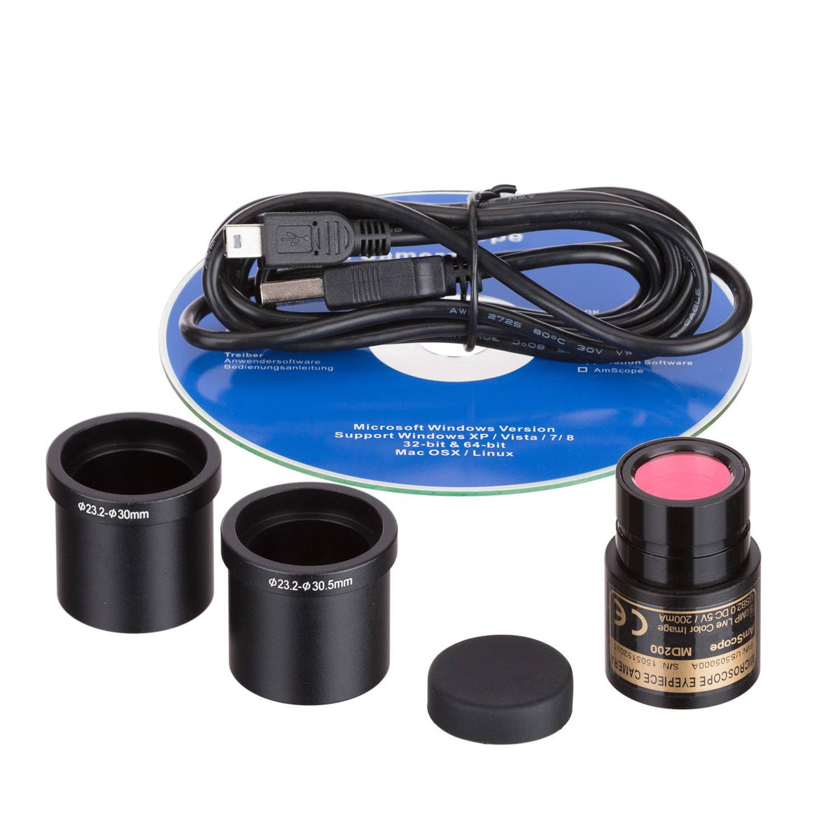 2.0 Mp USB Digital Microscope Camera + Calibration Kit C86586