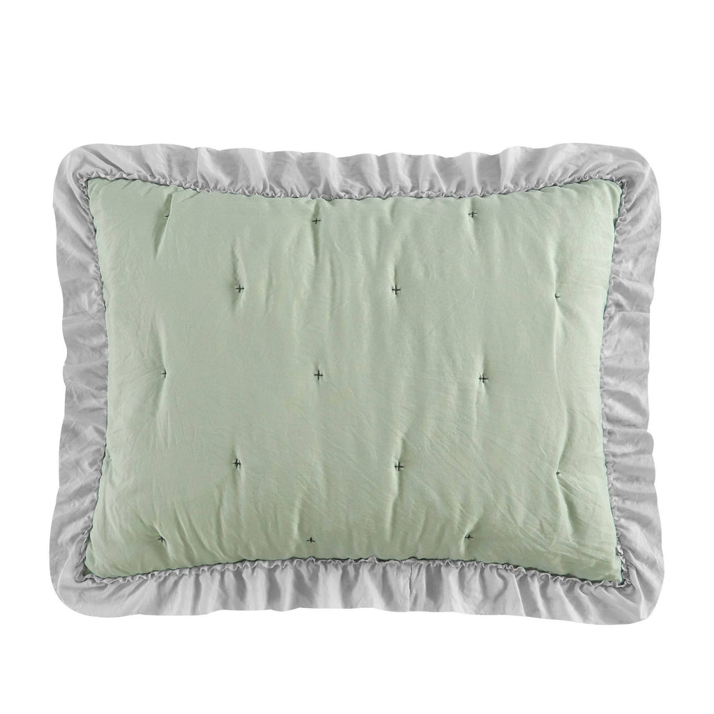 Washed Gel Filled Microfiber Quilt Set I9307