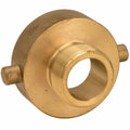 Fire Hose Adapter Pin Lug Brass 2-1/2 in x 4 in I754394