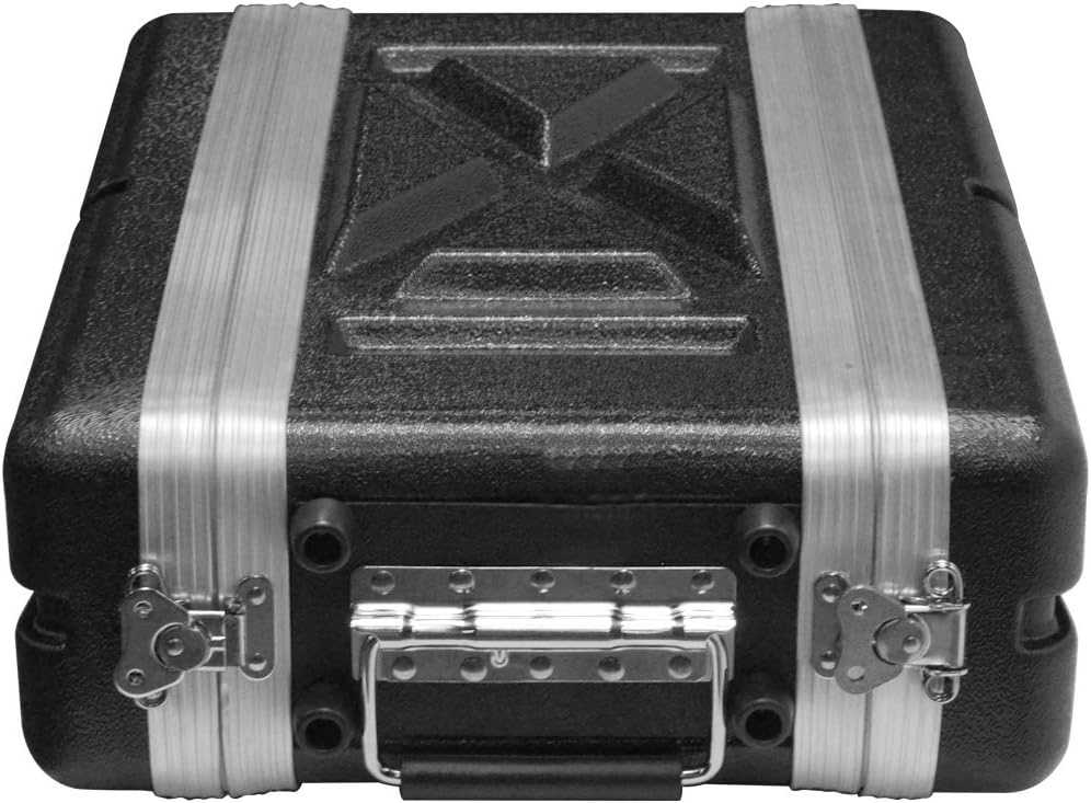 Lightweight 2 Space Compact ABS Rack Case K3524